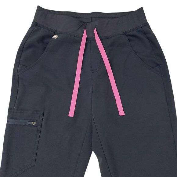 Figs Zamora Jogger Scrub Pants Womens XS Blue Comfort Nurse Utility Uniform Work - Picture 2 of 12